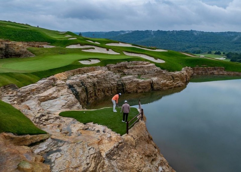 stunning new golf course at usa todays best golf resort in america b331816
